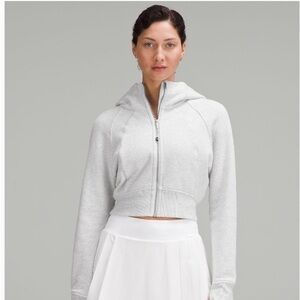 Lululemon Scuba Full-Zip Cropped Hoodie
